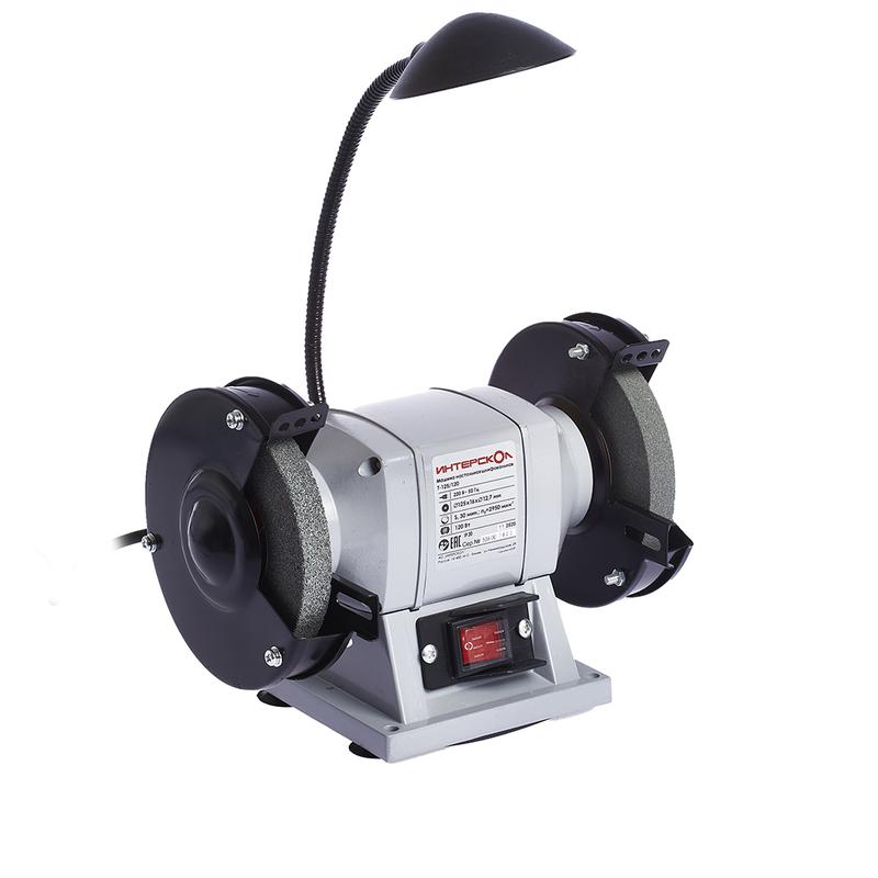 электроточило т-125/120 с подсветкой интерскол 539.1.0.00 от BTSprom.by