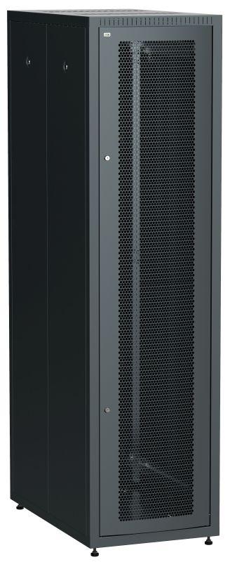 шкаф сетевой linea e 33u 600х1000мм двери 2шт перфорир. и метал. черн. itk le05-33u61-pm от BTSprom.by