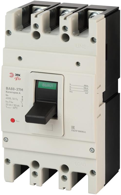 выключатель автоматический 3п 630а 35ка ва88-37м pro sva40-3-0630-e эра б0060397 от BTSprom.by