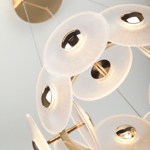  Люстра светодиодная Helena 6134-101 LED 30Вт 3000К дизайн Rivoli Б0061977 фото в каталоге от BTSprom.by