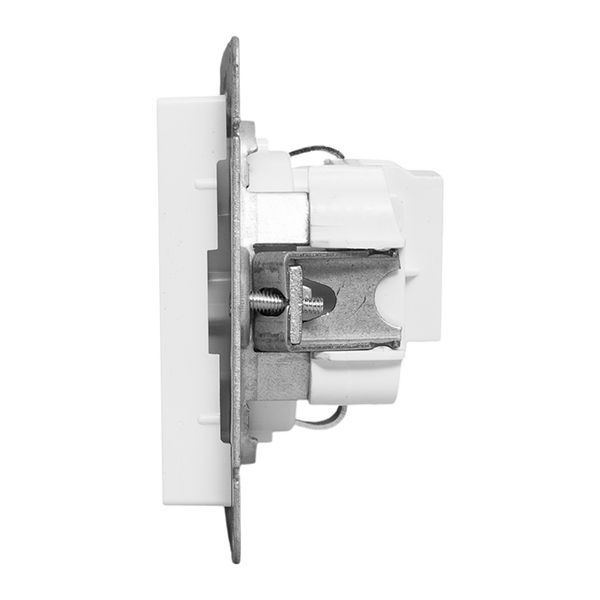  Розетка СП Эпика 16А с заземл. без защ. шторок механизм бел. EKF UP1-SOW-110 фото в каталоге от BTSprom.by