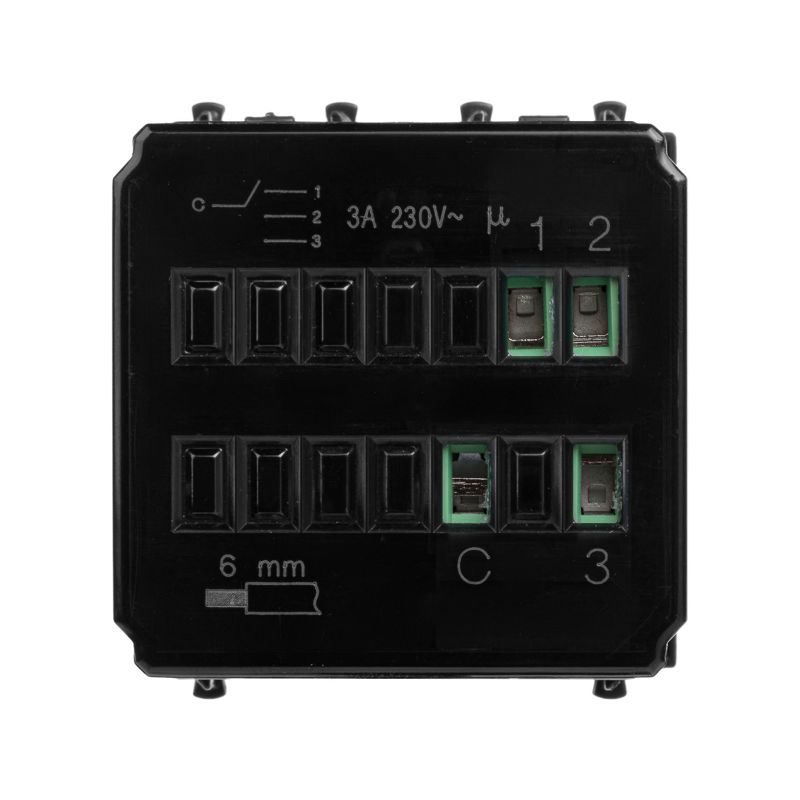  Механизм управления вентиляторами модульный 2мод. Avanti "Черный матовый" DKC 4412172 фото в каталоге от BTSprom.by