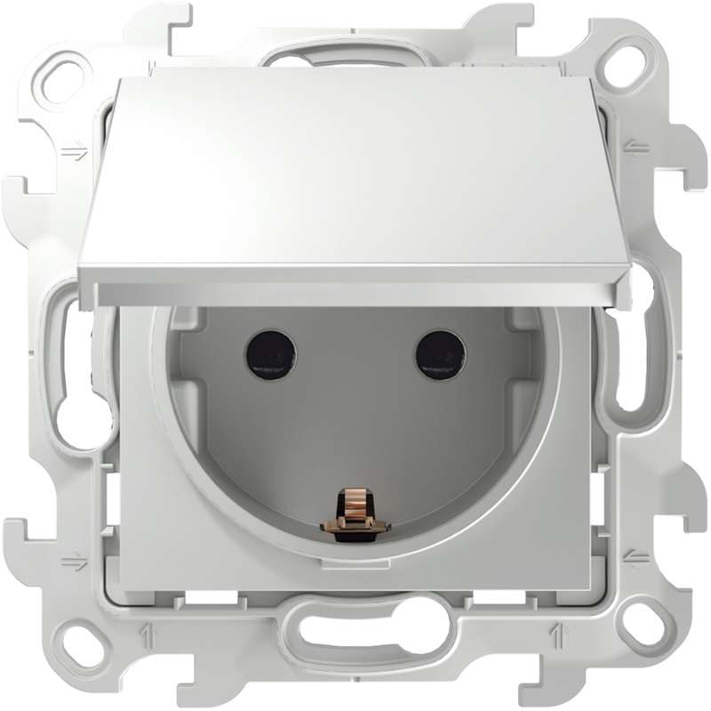 розетка 1-м сп simon 24 16а ip44 2p+e schuko механизм бел. simon 2450448-030 от BTSprom.by