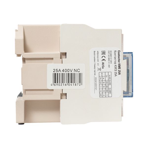  Контактор КМЭ 25А кат. 380В AC 1НЗ EKF ctr-s-25-380-nc фото в каталоге от BTSprom.by