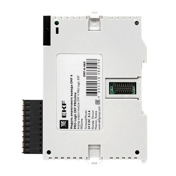  Модуль аналогового вывода EMF 4 PRO-Logic (с поверкой) EKF EMF-A-4AO-V фото в каталоге от BTSprom.by