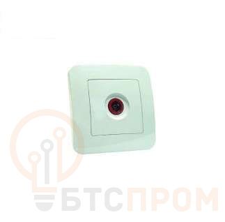 Розетка телевизионная проходная TV 1-м СП Lillium N бел. Makel 55007 фото в каталоге от BTSprom.by  Розетка телевизионная проходная TV 1-м СП Lillium N бел. Makel 55007 фото в каталоге от BTSprom.by
