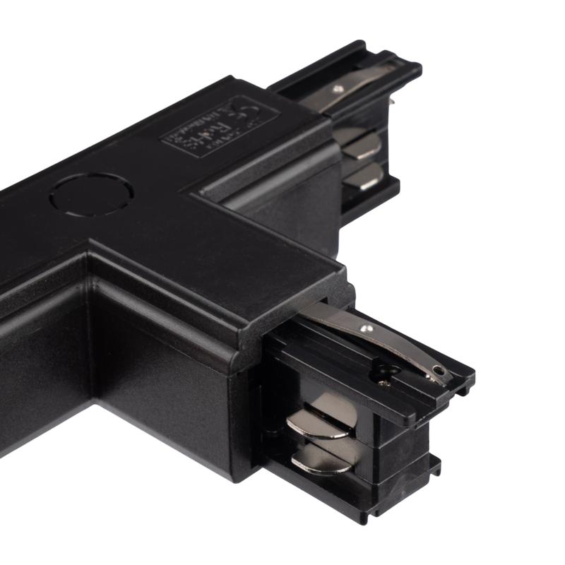  Аксессуар к шинопроводу трехфазному 3P PTR CT-BL L/INT левый внутренний Pro+ черн. JazzWay 5063198 фото в каталоге от BTSprom.by