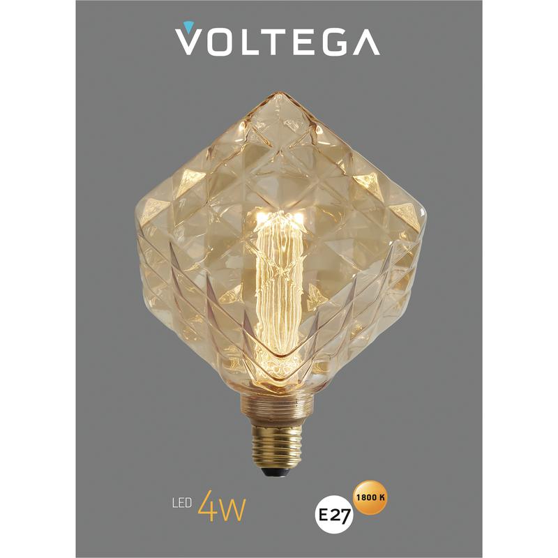Лампа светодиодная филаментная Loft 271 S170197 1х4Вт 1800К E27 Voltega 8563 фото в каталоге от BTSprom.by