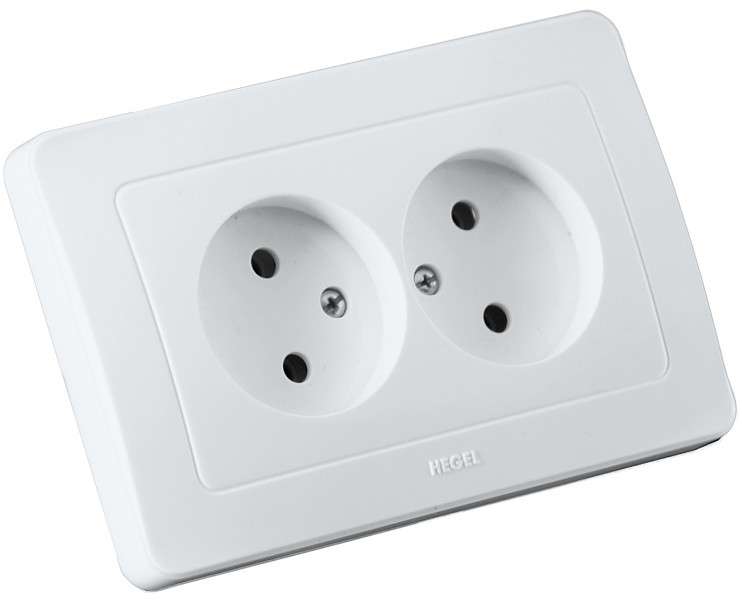 розетка 2-м сп мастер 16а ip20 250в бел. hegel рс16-341 от BTSprom.by