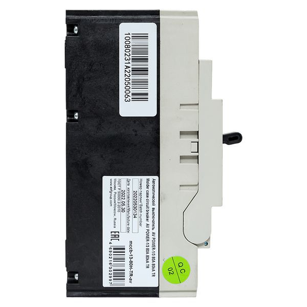  Выключатель автоматический 80А 80кА AV POWER-1/3 TR AVERES EKF mccb-13-80H-TR-av фото в каталоге от BTSprom.by