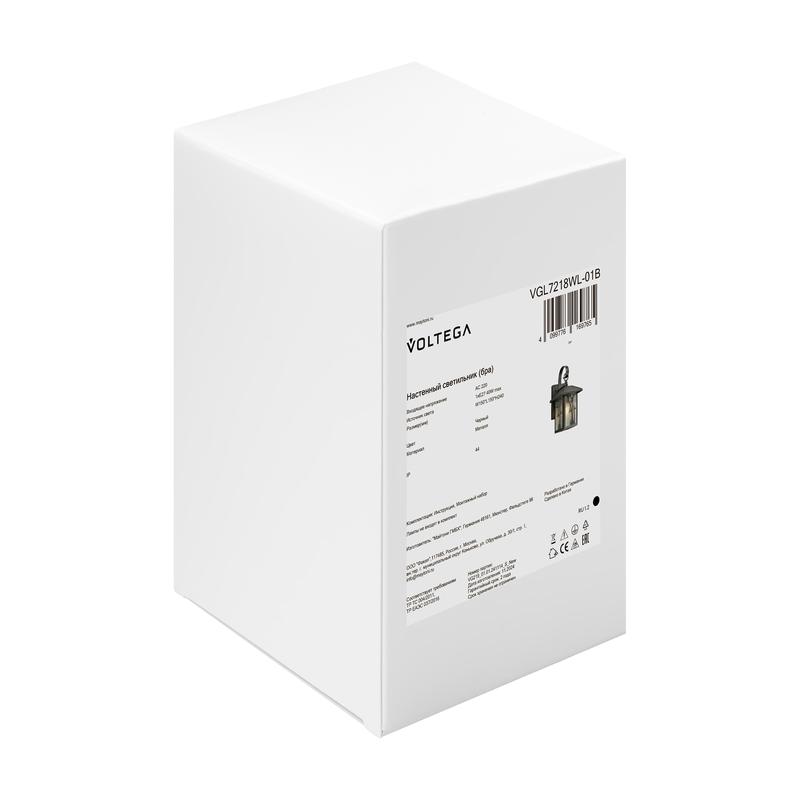  Светильник Saga 1х40Вт E27 IP44 бра настен. Voltega VGL7218WL-01B фото в каталоге от BTSprom.by