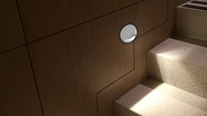 бра gw-812-1-3-wh-ww coin-3 3вт 3000к ip54 встраив. для подсветки лестницы/пола бел. designled 00-00002397 от BTSprom.by