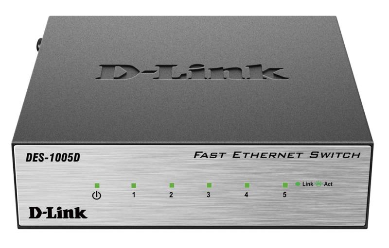 коммутатор неуправляемый des-1005d/o2b 5х100мбит d-link 1235844 от BTSprom.by