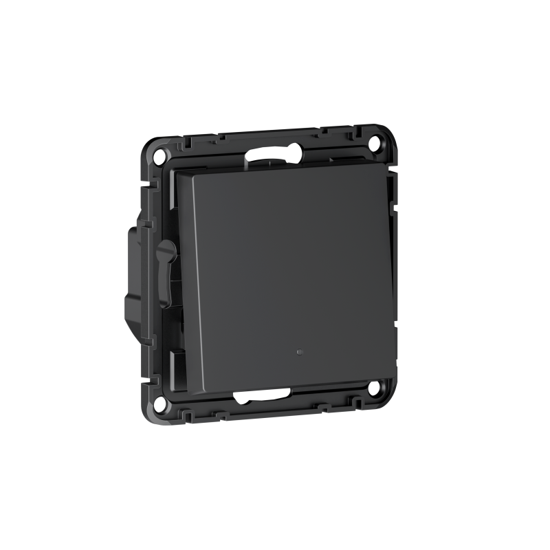 выключатель 1-кл. сп atlasdesign smart 10а ip21 zigbee сх.1 l(n) с опциональной нейтралью механизм карбон умный дом sber & se atn001015z от BTSprom.by