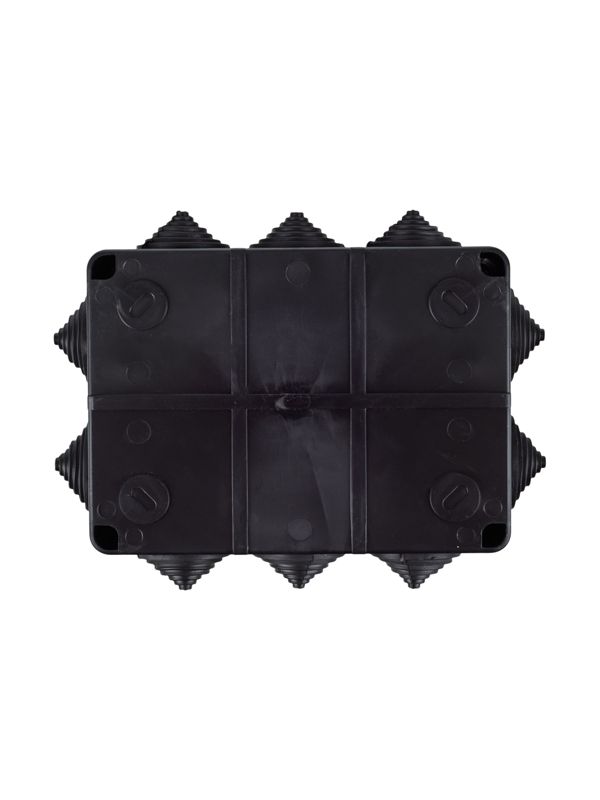  Коробка распаячная ОП 150х110х70 IP55 КМ41242 10 гермовводов черн. IEK UKO11-150-110-070-K02-55 фото в каталоге от BTSprom.by