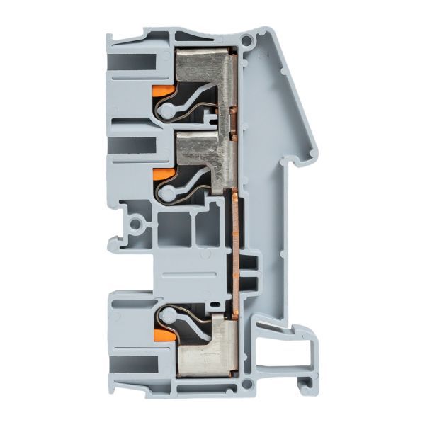  Колодка клеммная пружинная 6 Push-in 3 вывода сер. EKF PIT-6-3 фото в каталоге от BTSprom.by