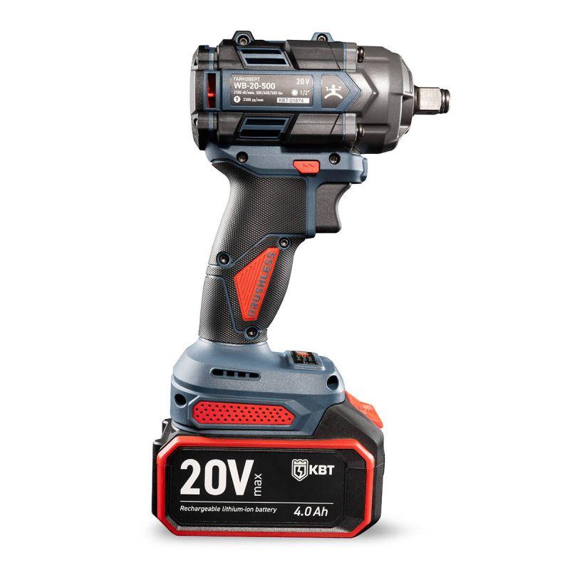  Гайковерт аккумуляторный бесщеточный WB-20-500 серия ПРОФИ КВТ 102594 фото в каталоге от BTSprom.by