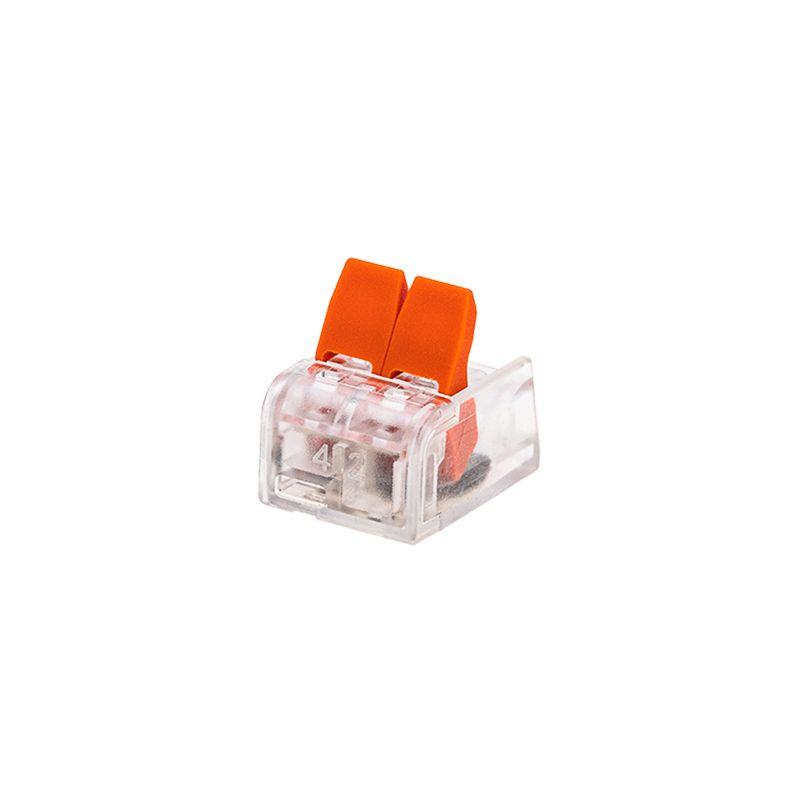  Клемма соединительная компактная рычажковая 2-провод. прозр. (0.14-4кв.мм) (уп.5шт) Rexant 06-0216-A5 фото в каталоге от BTSprom.by