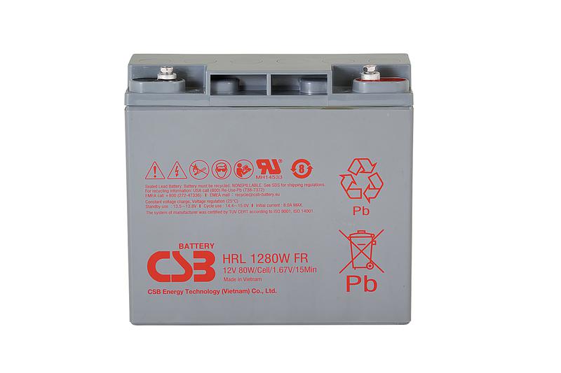 аккумулятор 12в 20а.ч csb hrl1280w fr csb от BTSprom.by