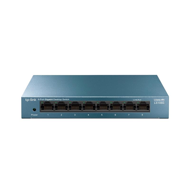 коммутатор ls108g 8-портовый 10/100/1000мбит/с настол. tp-link 1701309 от BTSprom.by