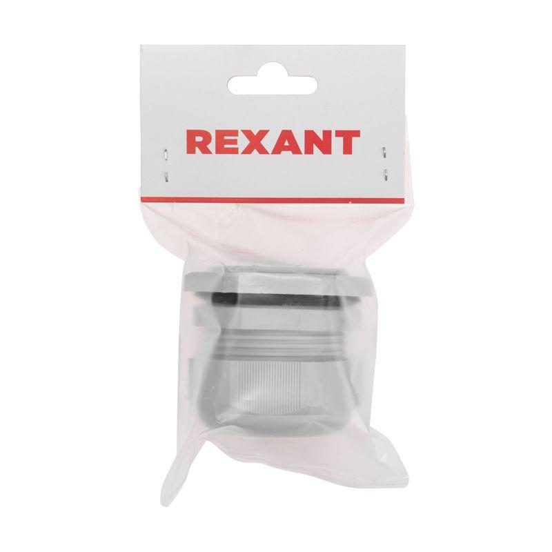  Ввод кабельный PG-42 (30-38мм) сер. комплект (уп.1шт) Rexant 07-8042-A1 фото в каталоге от BTSprom.by