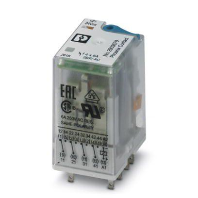 реле одиночное rel-ir4/ldp- 24dc/4x21au phoenix contact 2903670 от BTSprom.by