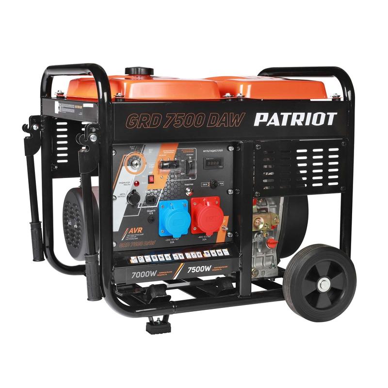 генератор дизельный grd 7500daw patriot 472732275 от BTSprom.by