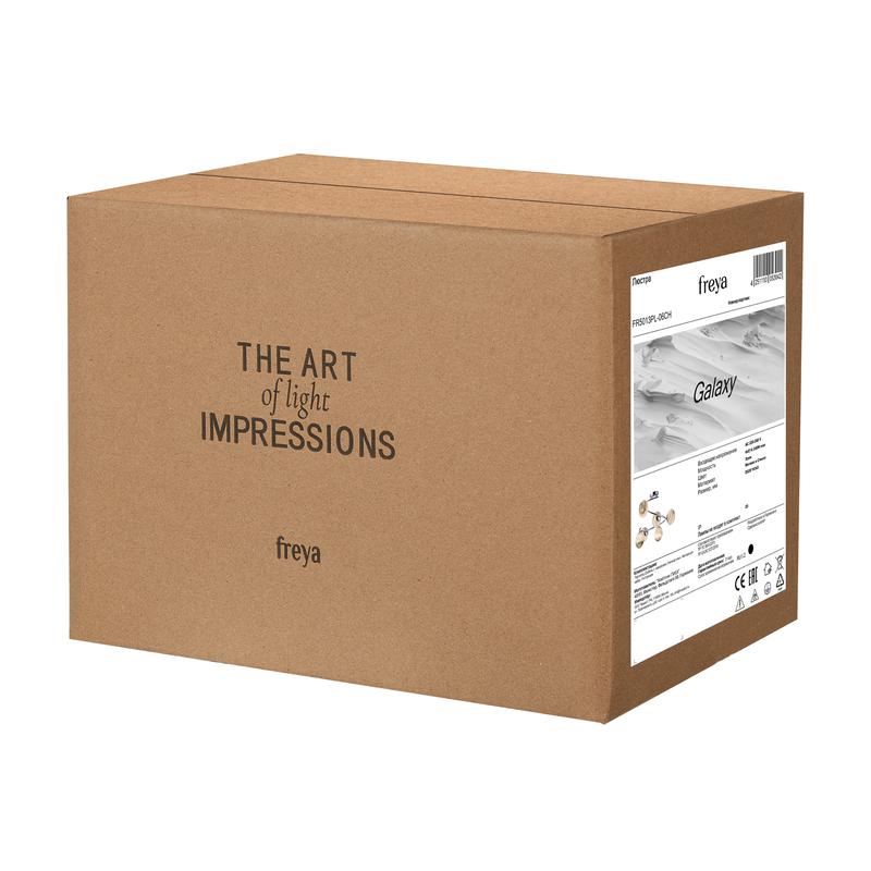  Люстра Galaxy 40Вт E14х6 IP20 Freya FR5013PL-06CH фото в каталоге от BTSprom.by