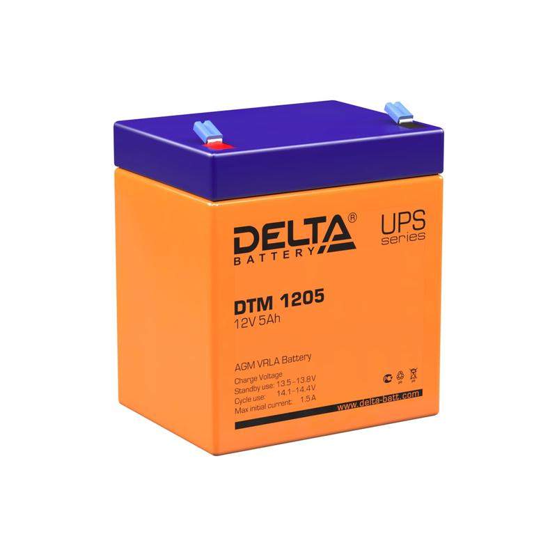 аккумулятор ups 12в 5а.ч delta dtm 1205 от BTSprom.by
