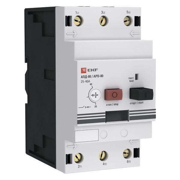 выключатель автоматический для защиты двигателя апд-80 25-40а ekf apd3-25-40 от BTSprom.by