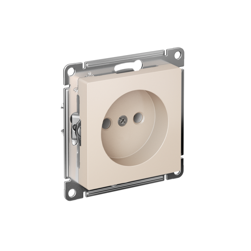 розетка atlasdesign 16а без заземл. без шторок быстрозажим. клем. механизм беж. se atn000241s от BTSprom.by