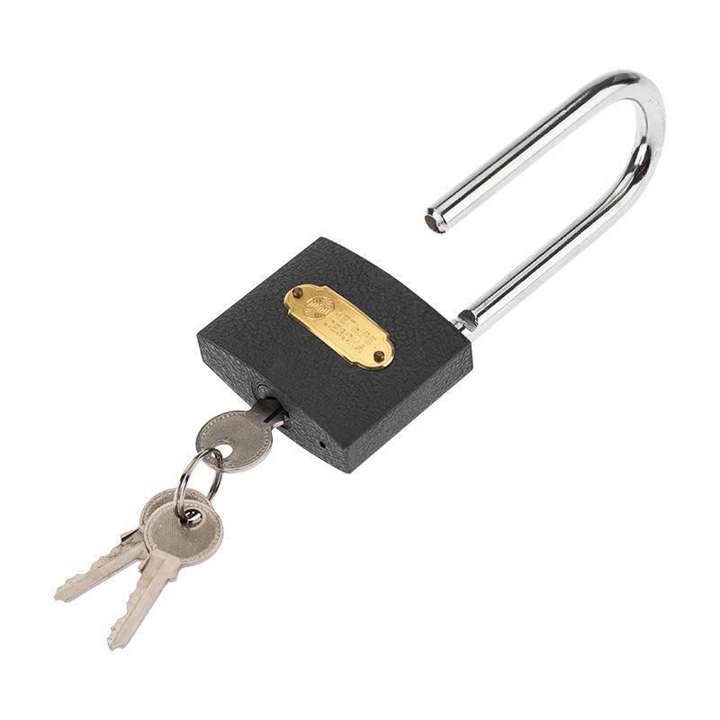  Замок навесной "Чугун" 60мм длинная дужка ЧЕТЫРЕ СЕЗОНА 79-0026 фото в каталоге от BTSprom.by