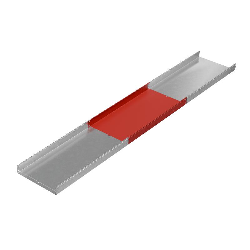 Лоток листовой неперфорированный 600х100 L3000 1мм "Быстрый монтаж ПЛЮС" LNplus100-600-1.0-3000 INOX304 КМ PL13266 фото в каталоге от BTSprom.by