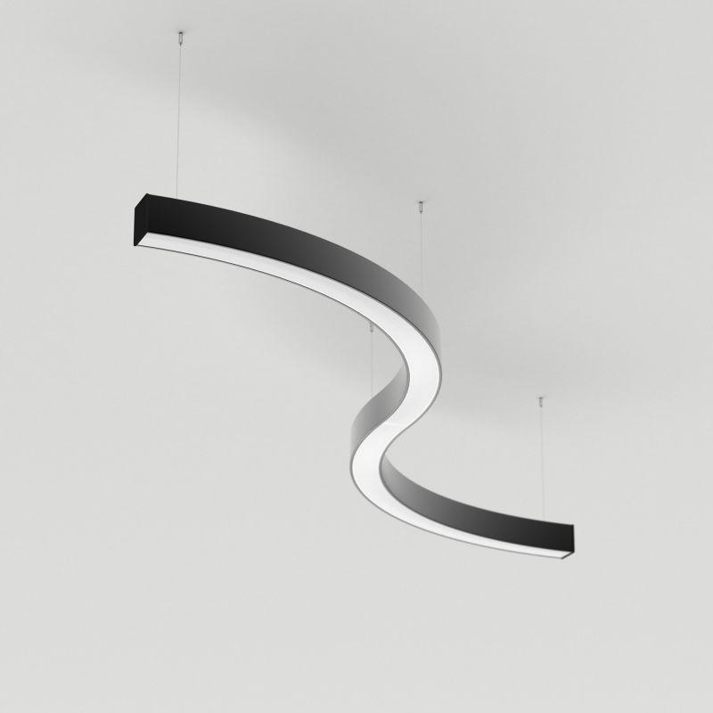светильник sp-line-hang arc-s3535-d800-65w day4000 (black 230в) металл arlight 034046(1) от BTSprom.by