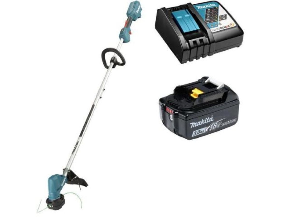 триммер аккум. makita lxt dur192lrf в кор. (18.0 в,1 акуум 3.0 ач, 30 см, с головкой, быстрое зарядное dc18rc) dur192lrf от BTSprom.by