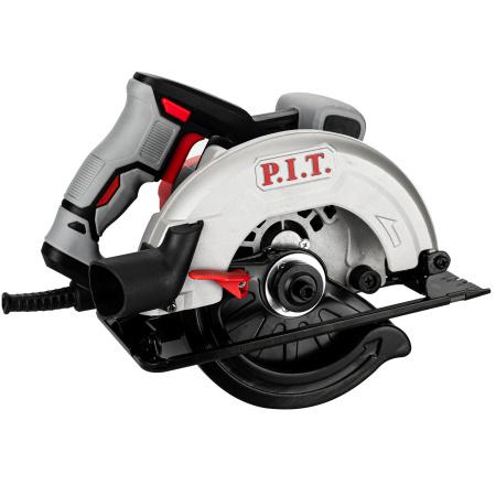 пила циркулярная электрическая pks165-c (1200вт 5500об/мин 165х20мм пропил 35/53мм 45град.) p.i.t. pks165-c от BTSprom.by