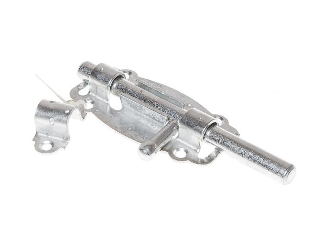 задвижка дверная 100 мм круглая, белый цинк starfix smp-55778-1 от BTSprom.by