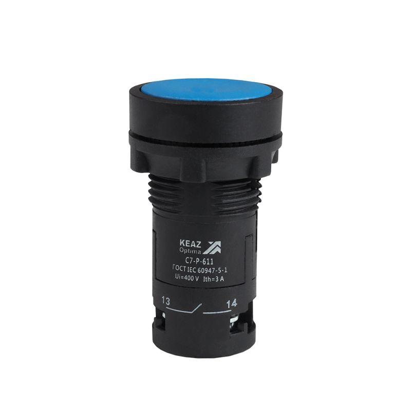кнопка optisignal compact d22 с7-p-611 син. 1но+1нз xb7na65 кэаз 362047 от BTSprom.by