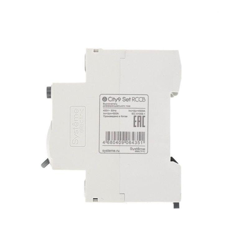  Выключатель дифференциального тока (УЗО) 4п 40А 100мА тип AC City9 Set 400В SE C9R56440 фото в каталоге от BTSprom.by