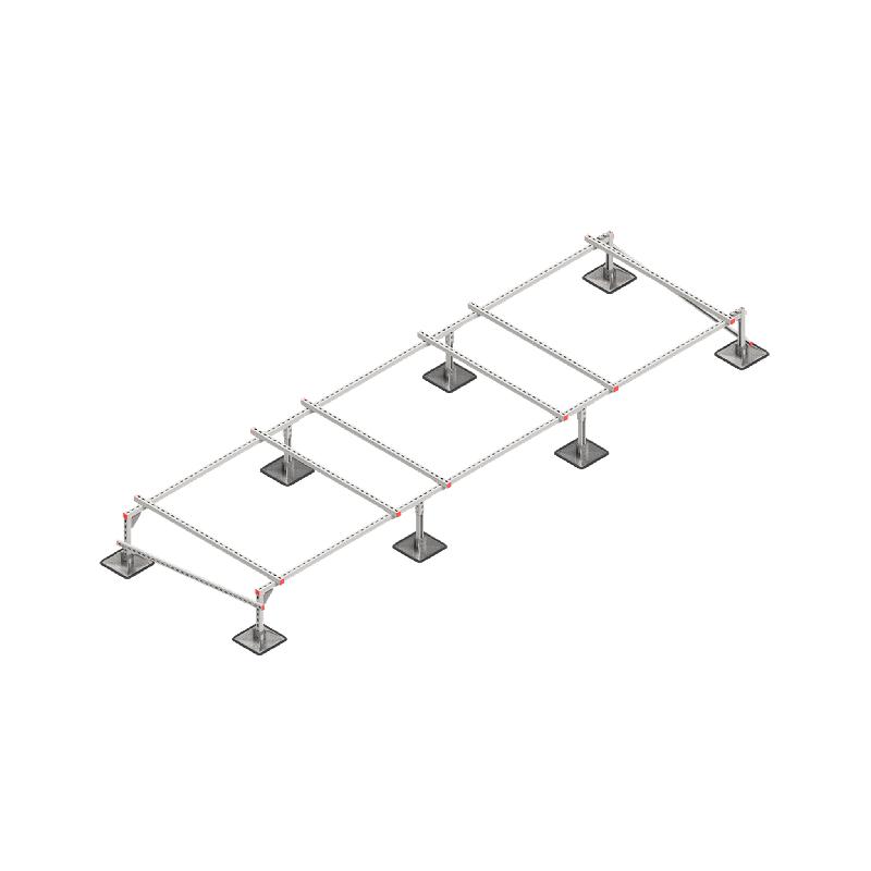 конструкция опорная для установки оборудования technoraptor steelfoot 5000х1500 км tr0158 от BTSprom.by