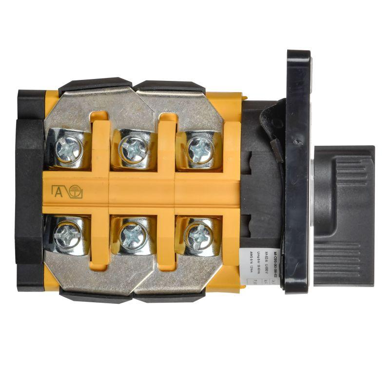  Переключатель кулачковый 63А (сх. 98) стандартная черн. рукоятка MASTER IEK MI-CS10-063-098-K02 фото в каталоге от BTSprom.by