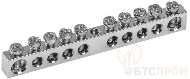 Шина PEN "земля-ноль" 6х9мм 10/1 Ni (10групп/крепеж по центру) IEK YNN10-10-100-N фото в каталоге от BTSprom.by  Шина PEN "земля-ноль" 6х9мм 10/1 Ni (10групп/крепеж по центру) IEK YNN10-10-100-N фото в каталоге от BTSprom.by