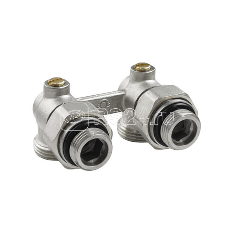 узел угловой для нижн. подкл. рад. 3/4дюйм с компл. адаптеров 1/2дюйм (48/8) к valfex vf.345.02.034.012 от BTSprom.by