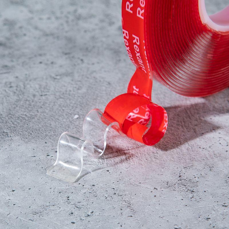  Лента клейкая двухсторонняя прозрачная на VHB акриловой основе 10ммх5м Rexant 09-6057 фото в каталоге от BTSprom.by