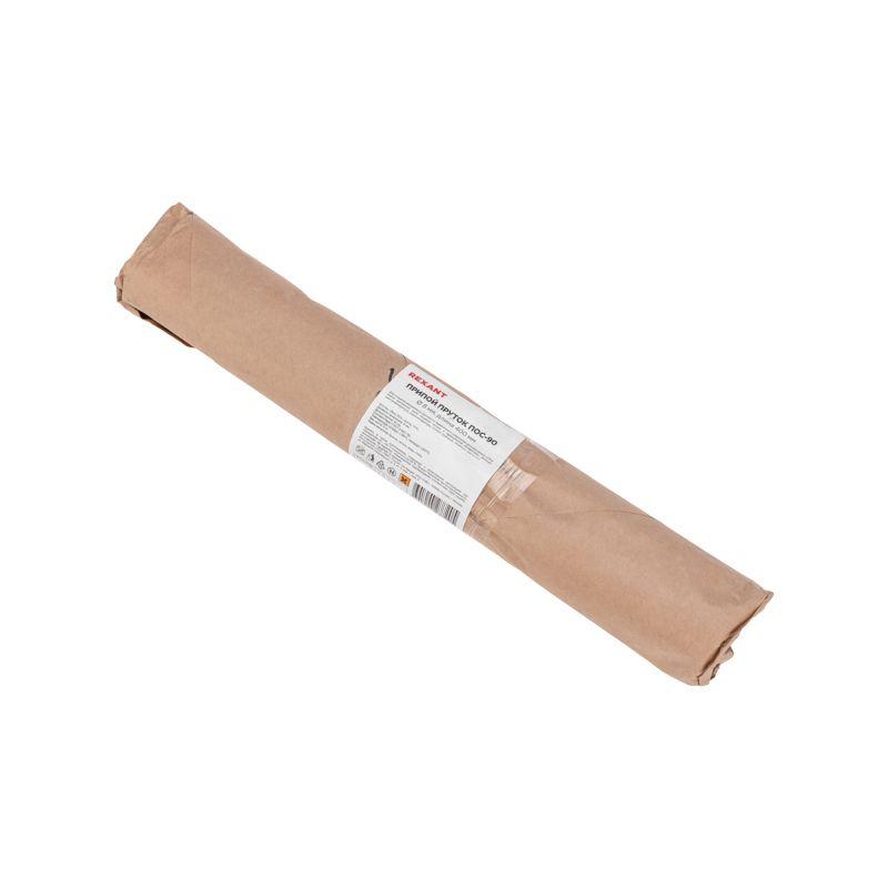  Припой пруток ПОС-90 d8мм L400мм ГОСТ 21931-76 олово 90% свинец 10% (уп.5кг) Rexant 09-3593 фото в каталоге от BTSprom.by