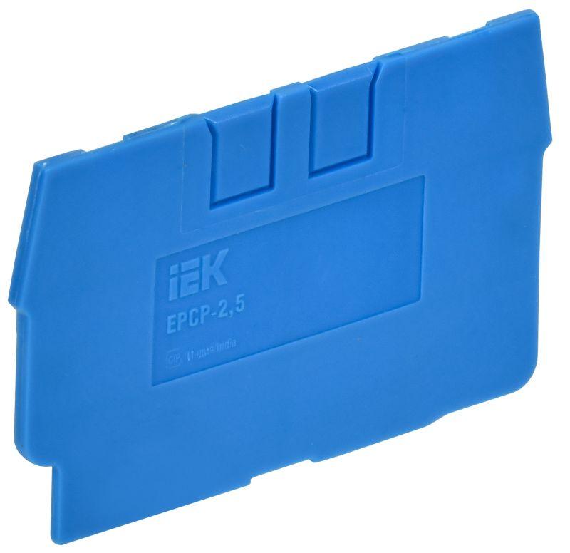заглушка для колодки клеммной cp 2.5кв.мм син. armafix iek af-ct20-00-k07-002-zgl от BTSprom.by