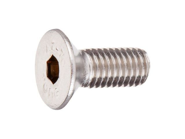 винт 8х20 мм с потай головкой и внутр. шест. нерж.сталь (а2), din 7991 (100 шт в карт.уп.) starfix 799128-10 от BTSprom.by