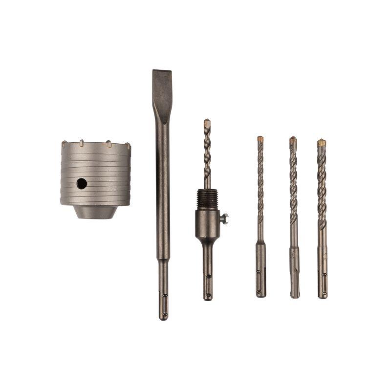  Набор для установки подрозетников SDS PLUS 5 предметов Kranz KR-91-0431 фото в каталоге от BTSprom.by