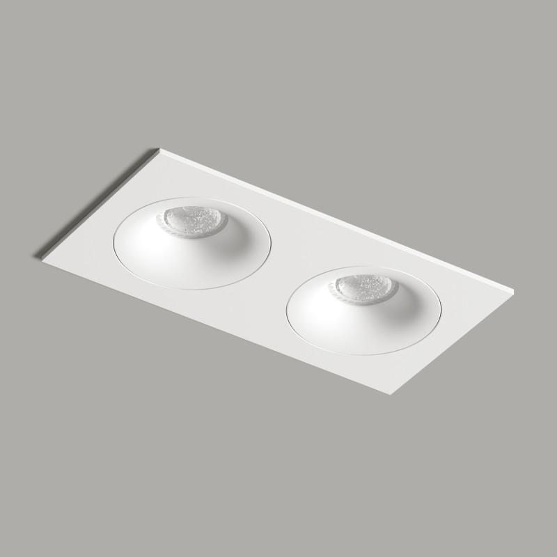  Светильник 50Вт GU10 IP20 встраив. алюм. бел. DENKIRS 677527 фото в каталоге от BTSprom.by