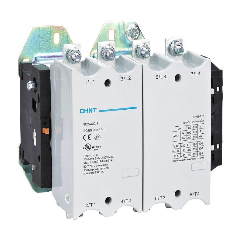 контактор nc2-400/4 400а 380в/ас3 50гц (r) chint 236212 от BTSprom.by
